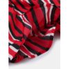 Stripe O-neck Loose Drawstring Waist Casual Mini Dress - Image 7