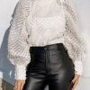 Blouse Balloon Puff Sleeve Tops