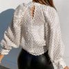 Blouse Balloon Puff Sleeve Tops - Image 4