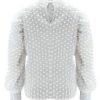Blouse Balloon Puff Sleeve Tops - Image 6