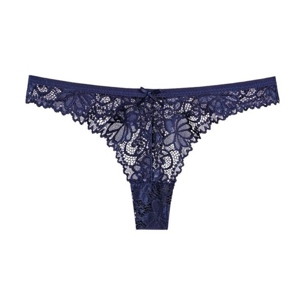 Sexy Hollow out Transparent Embroidery Panties - Image 8