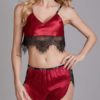 V Neck Sleeveless 2 Piece Sleepwear