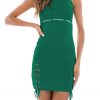 Bodycon Jewel Neck Casual Sleeveless Pencil Dress - Image 7