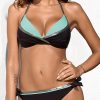 Classic Bottoms Colored Top Two Piece Bikini - Image 5