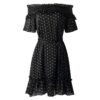 Elegant Ruffle Off Shoulder Sashes Streetwear Mini Dress - Image 10