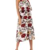 Straps Neck Floral Print Beach Dress - Image 3