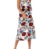 Straps Neck Floral Print Beach Dress - Image 5