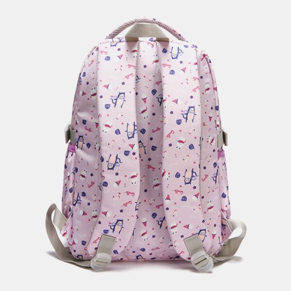 Waterproof Large Capacity Print Nylon Casual Backpack - Image 2