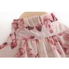 Floral Print Turtleneck Blouse Shirts - Image 5