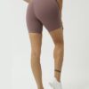 Elastic Pure Color Short Yoga Pants - Image 2