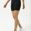 Elastic Pure Color Short Yoga Pants - Image 8