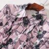 Elegant Flower Chain Print Long Dress - Image 3