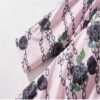 Elegant Flower Chain Print Long Dress - Image 7