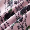 Elegant Flower Chain Print Long Dress - Image 8