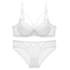 Floral Embroidery Underwear Plus size Bra & Brief Sets - Image 4