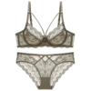 Floral Embroidery Underwear Plus size Bra & Brief Sets - Image 7