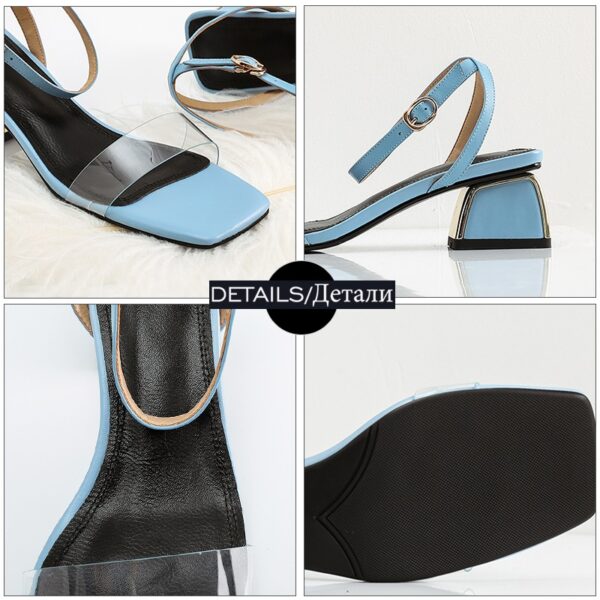 Office Fashion Thick Heels Sandals - Image 5