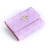 Pu Leather Fashion solid Card Holder small wallets - Image 3