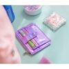Pu Leather Sequins Slim Credit Card Holder Cash Clip Mini Wallet - Image 12