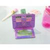 Pu Leather Sequins Slim Credit Card Holder Cash Clip Mini Wallet - Image 15