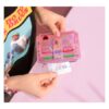 Pu Leather Sequins Slim Credit Card Holder Cash Clip Mini Wallet - Image 6