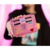 Pu Leather Sequins Slim Credit Card Holder Cash Clip Mini Wallet - Image 7