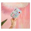 Pu Leather Sequins Slim Credit Card Holder Cash Clip Mini Wallet - Image 9