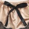 Sexy floral lace Bralette With Satin Shorts Lingerie Set - Image 6