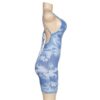 Bodycon Lace Up Backless Romper - Image 8