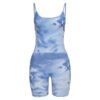 Bodycon Lace Up Backless Romper - Image 10