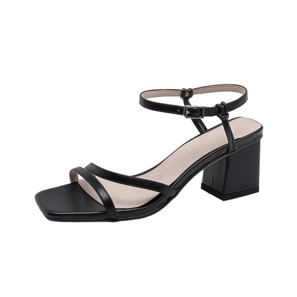 Gladiator Ankle Strap Thick Sandals - Image 11