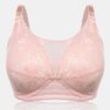 Lace Front Buckle Mesh Wireless Cotton Lining Nursing Bra - Image 7