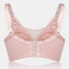 Lace Front Buckle Mesh Wireless Cotton Lining Nursing Bra - Image 8