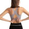 Pure Color U neck Cropped Yoga Tanks - Image 2