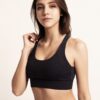 Pure Color U neck Cropped Yoga Tanks - Image 4
