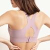 Pure Color U neck Cropped Yoga Tanks - Image 7