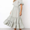 Ruffles Short Sleeves Cotton Maxi Dresses - Image 5