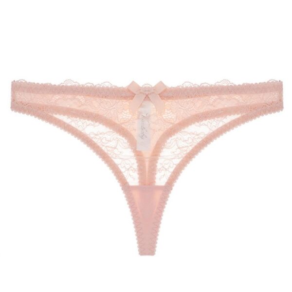 Sexy Floral Lace Low-Rise Thongs Panties