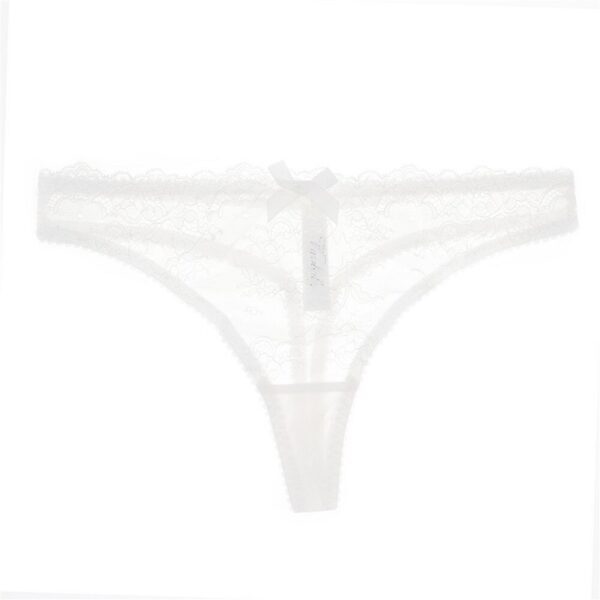 Sexy Floral Lace Low-Rise Thongs Panties - Image 3