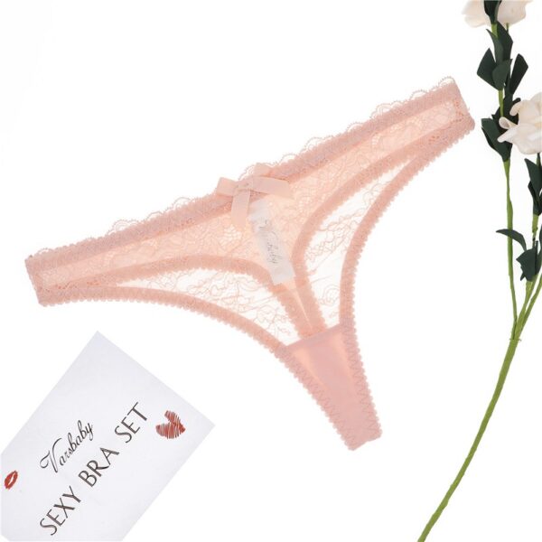 Sexy Floral Lace Low-Rise Thongs Panties - Image 4