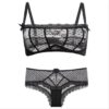 Sexy Lace Transparent Ultra-thin Underwear Bra set - Image 7
