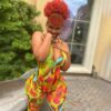 Sleeveless Hole Sexy Print Bodycon Jumpsuit - Image 3