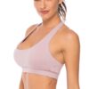 U Neck Solid Color Hollow Out Yoga Tanks - Image 2