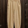 Casual Elastic Waist Loose Solid Color Pant - Image 5