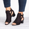 Chunky Mid Heel shoes - Open Toes