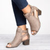 Chunky Mid Heel shoes - Open Toes - Image 3