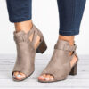 Chunky Mid Heel shoes - Open Toes - Image 4
