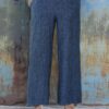 Elastic Waist Wide Leg Long Pants