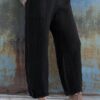 Elastic Waist Wide Leg Long Pants - Image 3