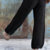 Elastic Waist Wide Leg Long Pants - Image 4